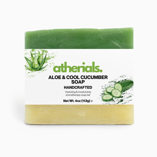 Atherials | Handmade Organic Soap | Aloe & Cool Cucumber Scent