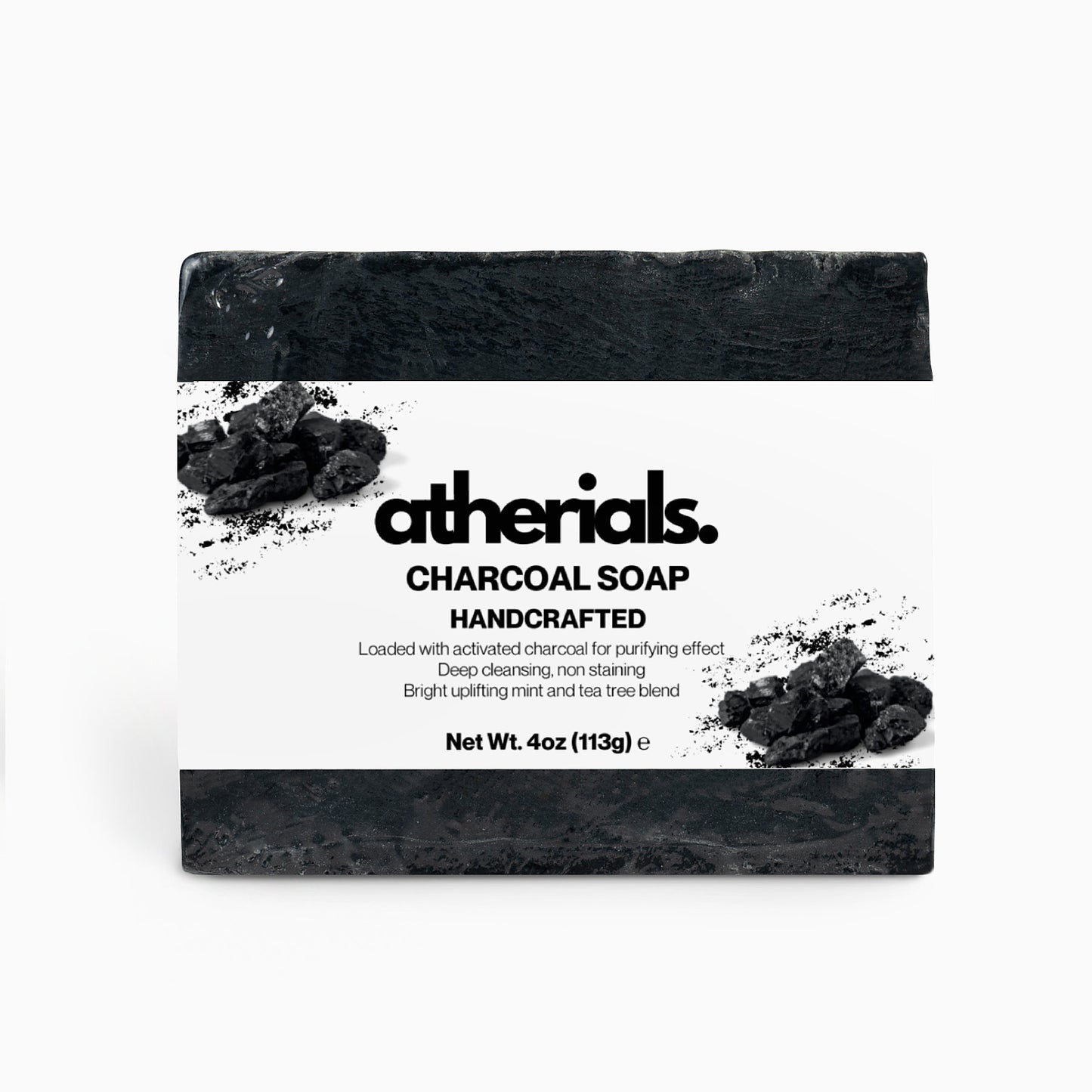 Atherials | Handmade Organic Soap | Charcoal Scent